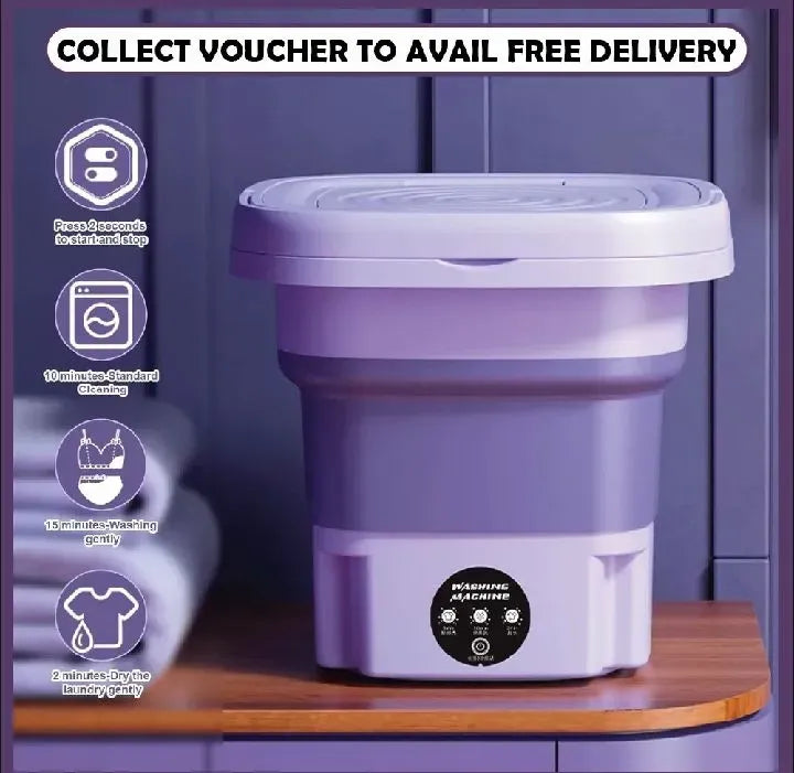 Foldable Mini Laundry Machine